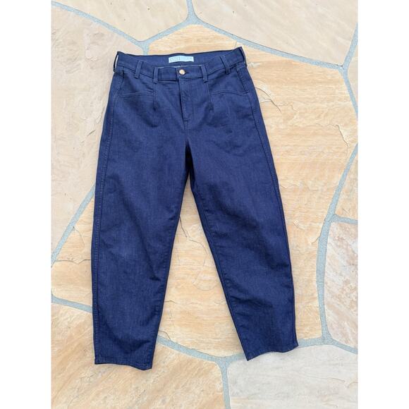 AYR Jeans 32 Womens The Beat Relaxed Fit Barrel Leg Indigo Wash Denim BZ